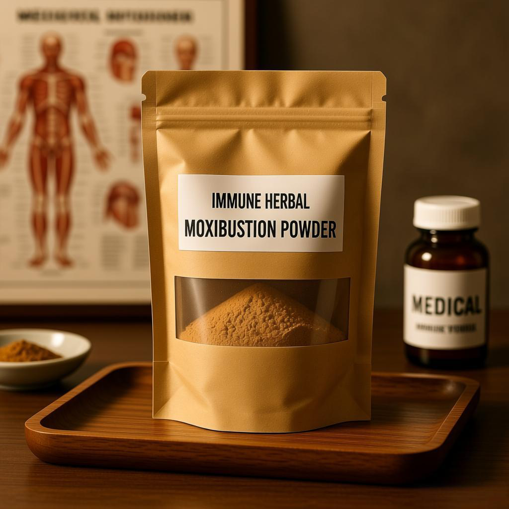 Immunity Improvement Herb Powder with Moxibustion