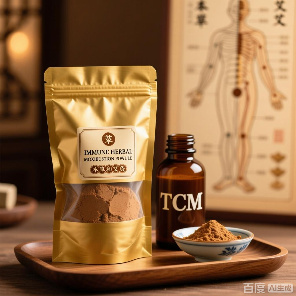 Immunity Improvement Herb Powder with Moxibustion