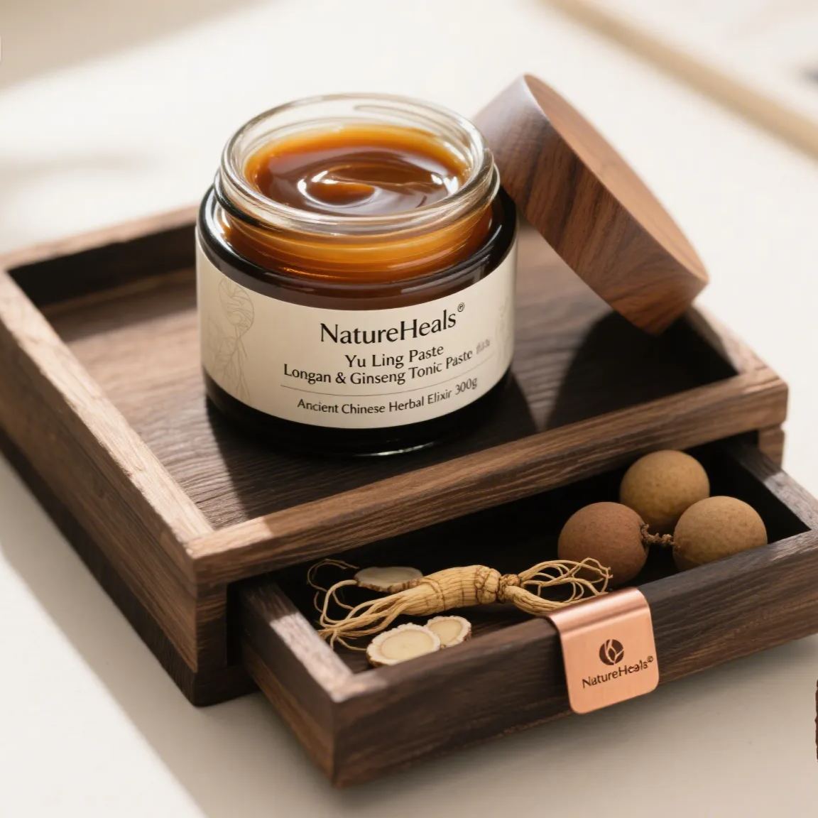 NatureHeals Yu Ling Gao -Longan & Ginseng Tonic Paste (300g)​