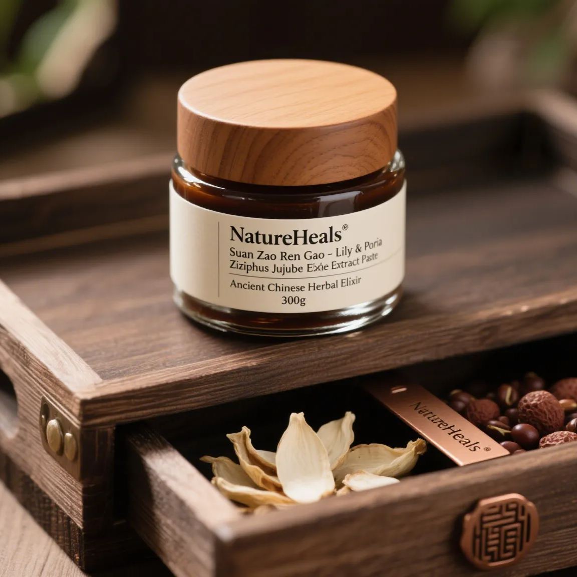 NatureHeals Suan Zao Ren Gao - Lily & Poria Ziziphus Jujube Extract Paste (300g)