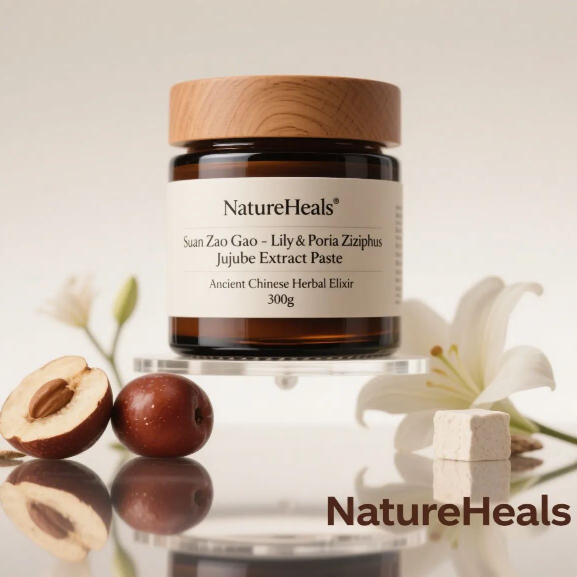 NatureHeals Suan Zao Ren Gao - Lily & Poria Ziziphus Jujube Extract Paste (300g)