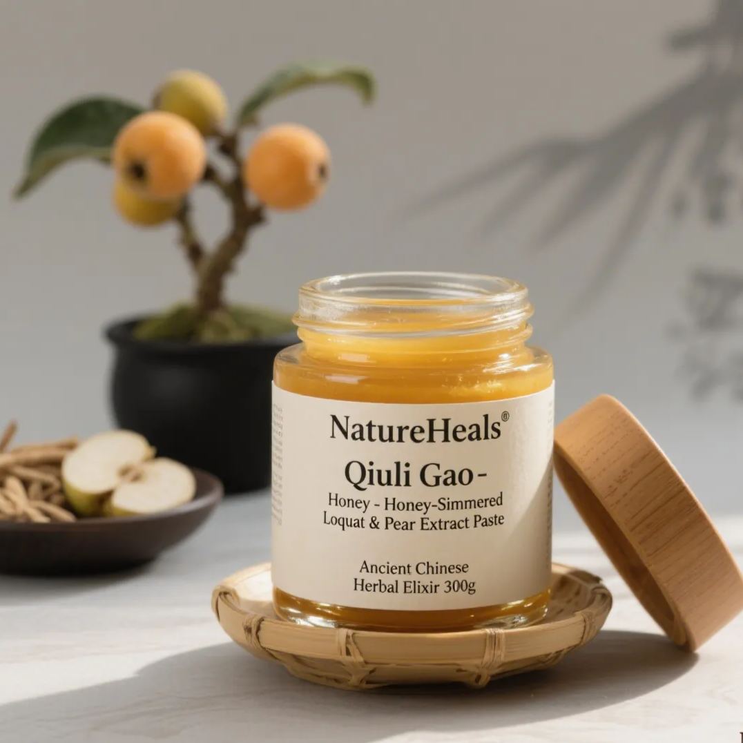 NatureHeals Qiuli Gao - Honey-Simmered Loquat & Pear Extract Paste (300g)