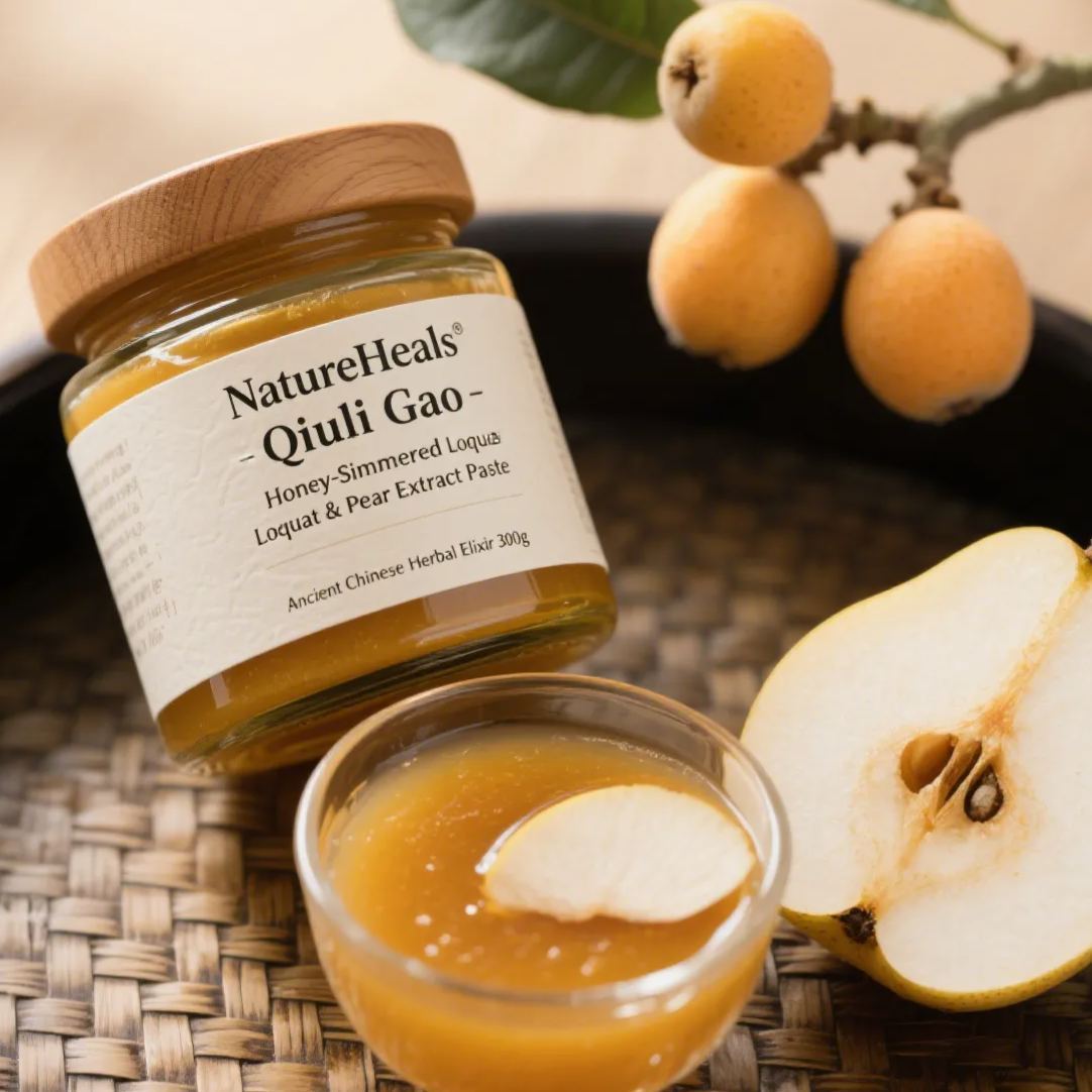 NatureHeals Qiuli Gao - Honey-Simmered Loquat & Pear Extract Paste (300g)