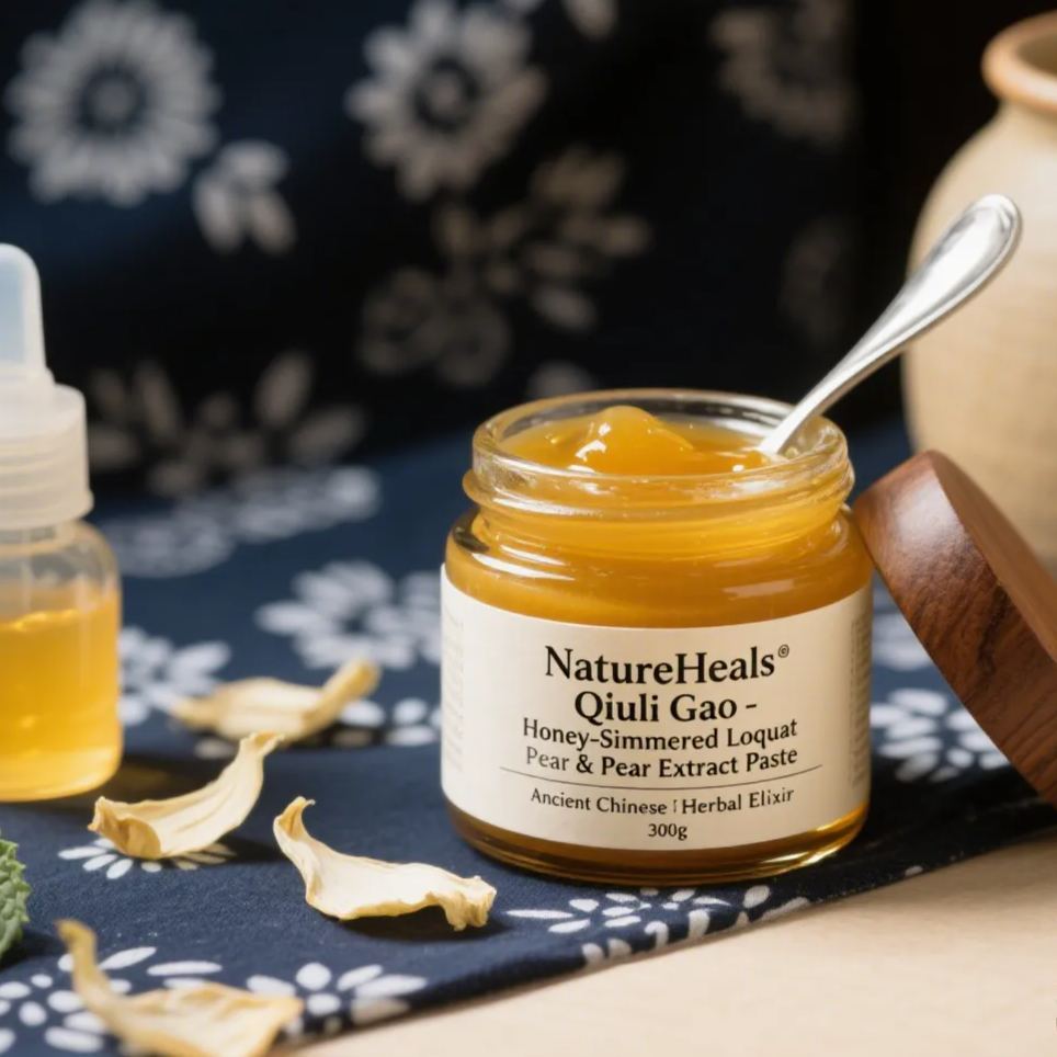 NatureHeals Qiuli Gao - Honey-Simmered Loquat & Pear Extract Paste (300g)