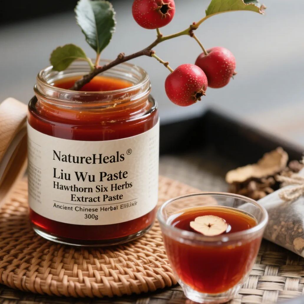 ​NatureHeals Liu Wu Gao - Hawthorn Six Herbs Estract Paste (300g) 