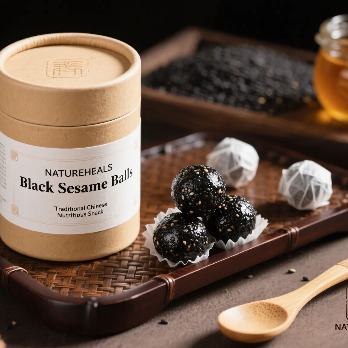 Black Sesame Balls(Nine-Steamed Nine-Sun-Dried)