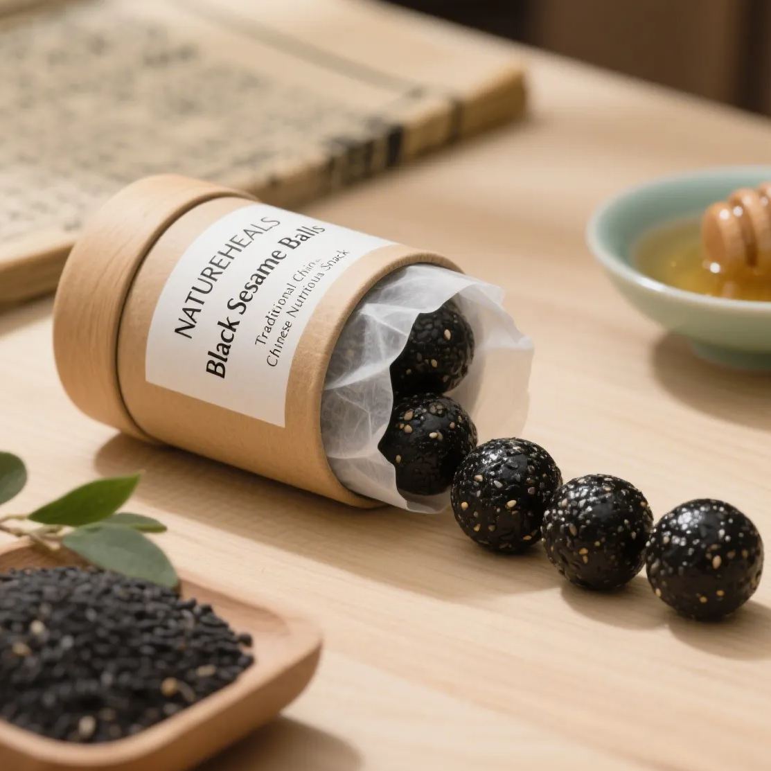 Black Sesame Balls(Nine-Steamed Nine-Sun-Dried)