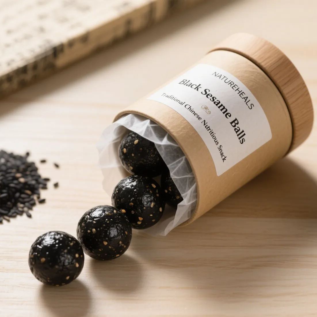 Black Sesame Balls(Nine-Steamed Nine-Sun-Dried)