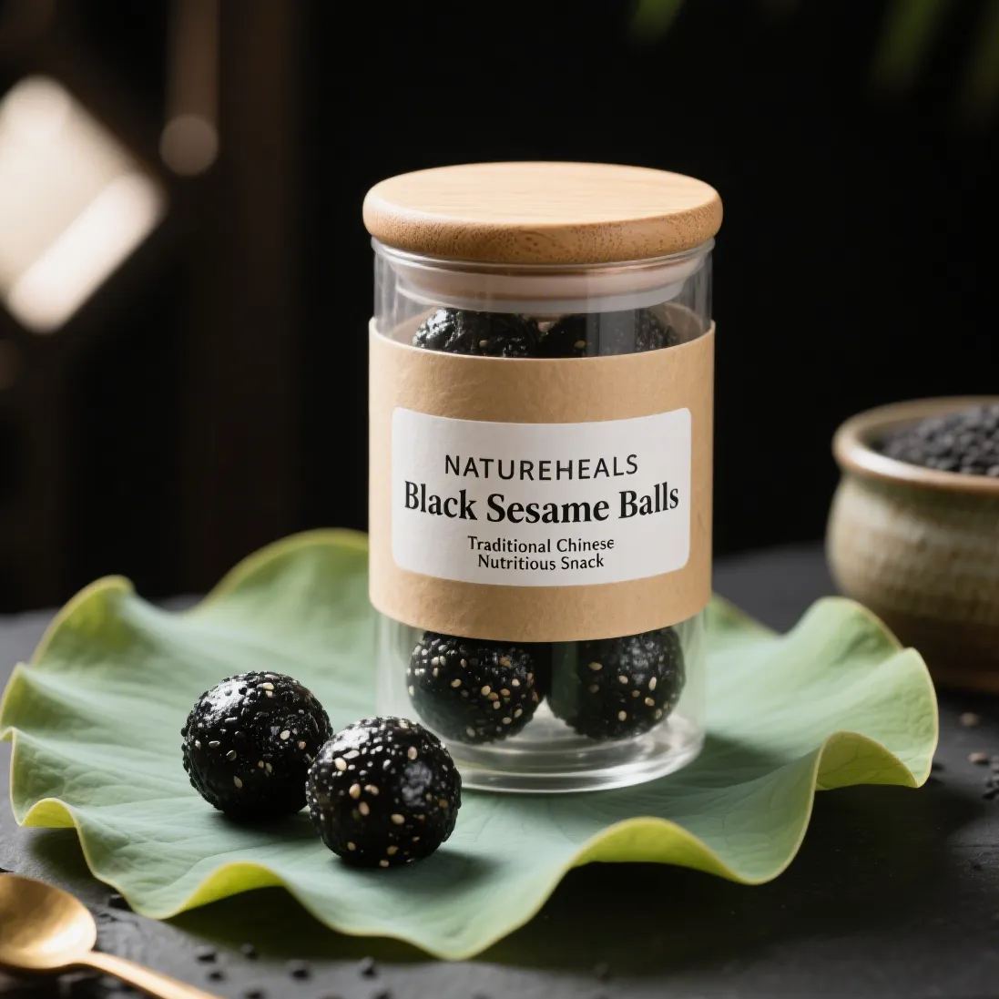 Black Sesame Balls(Nine-Steamed Nine-Sun-Dried)