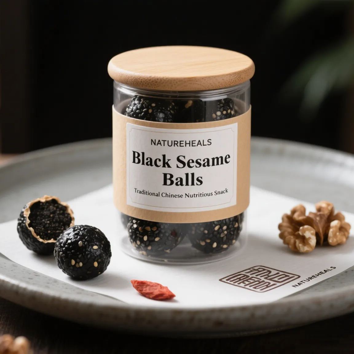 Black Sesame Balls(Nine-Steamed Nine-Sun-Dried)