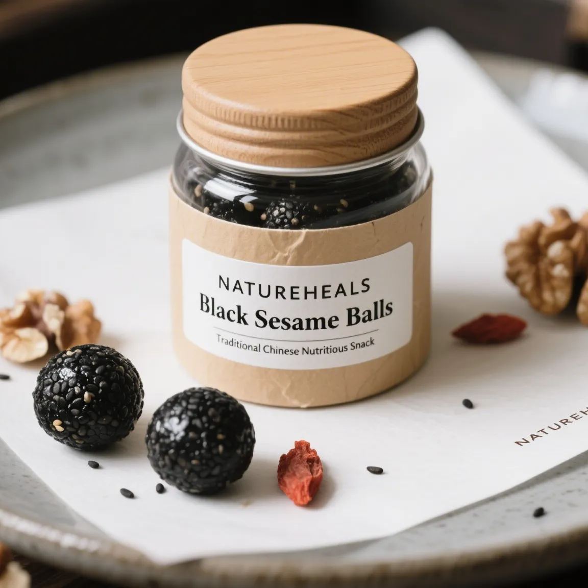 Black Sesame Balls(Nine-Steamed Nine-Sun-Dried)