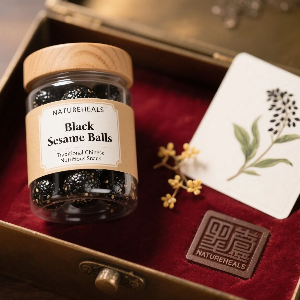 Black Sesame Balls(Nine-Steamed Nine-Sun-Dried)