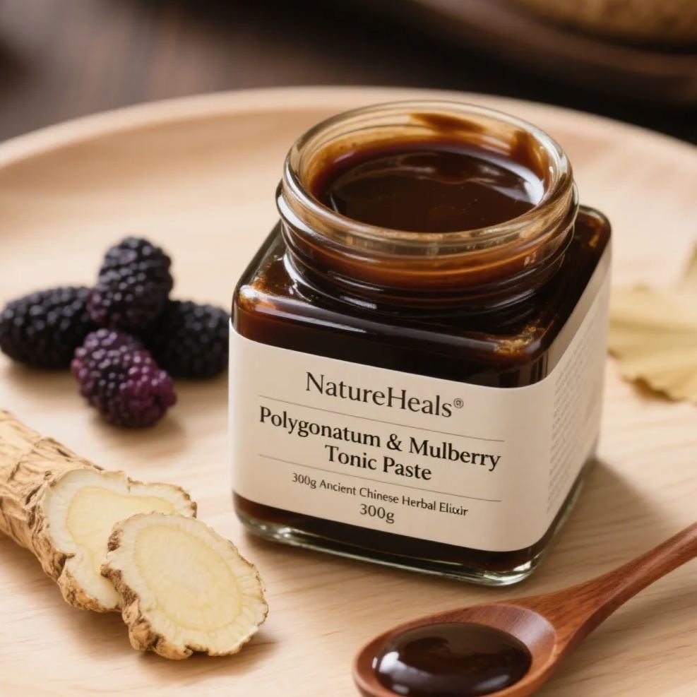NATUREHEALS Polygonatum & Mulberry Tonic Paste - Ancient Chinese Herbal Elixir (300g)