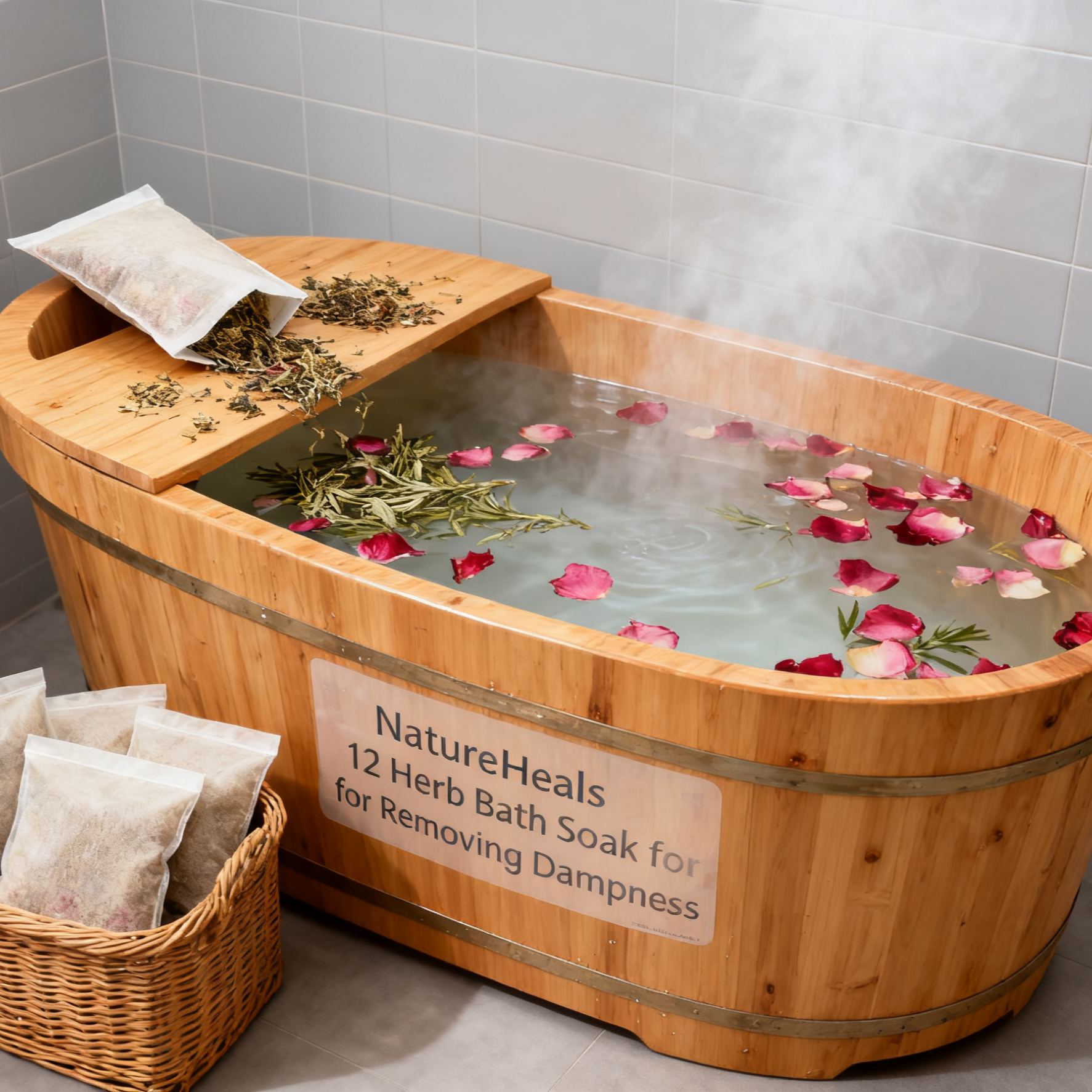 12 Herb Bath Soak for Removing Dampness