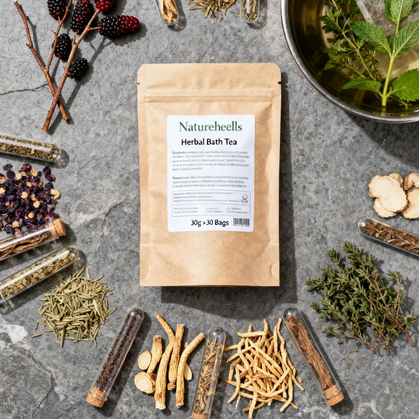 NatureHeals Yao Ethnic Herbal Bath Soak Bag