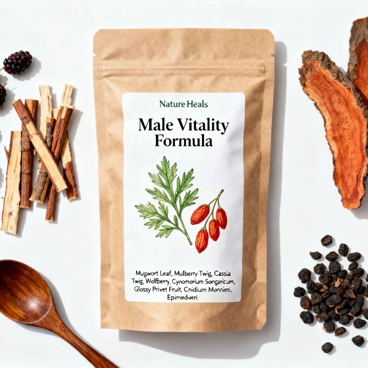 NatureHeals Male Vitality Bath Bag