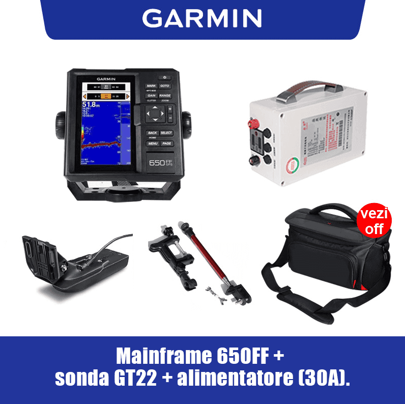 Garmin 010-01872-00 STRIKER 5CV con trasduttore, sonar da pesca GPS da 5", sonar CHIRP tradizionale e sonar di scansione ClearVu, software di mappatura Quickdraw Contours integrato
