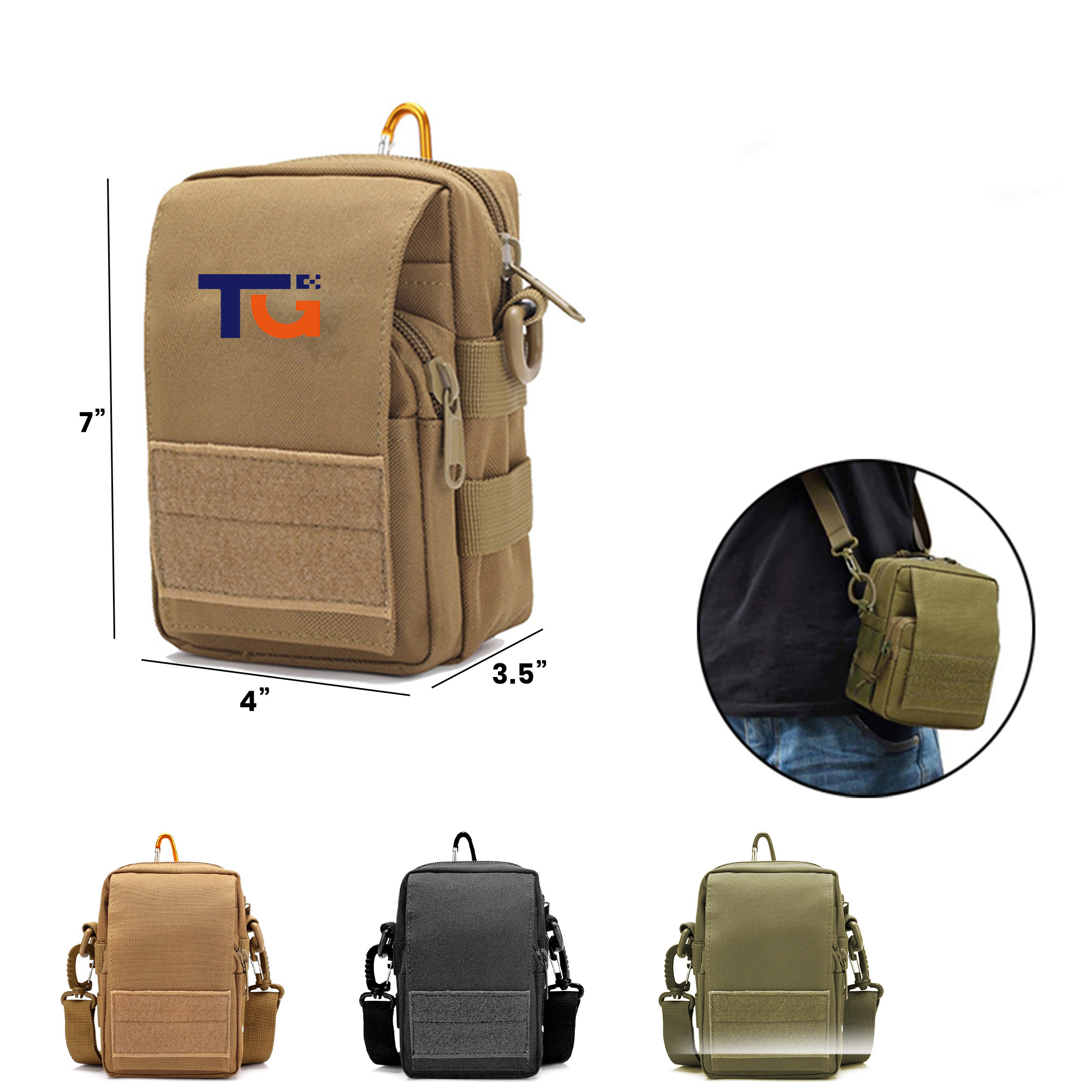 Multi-functional Tactical Molle Pouch for Outdoor Activities
