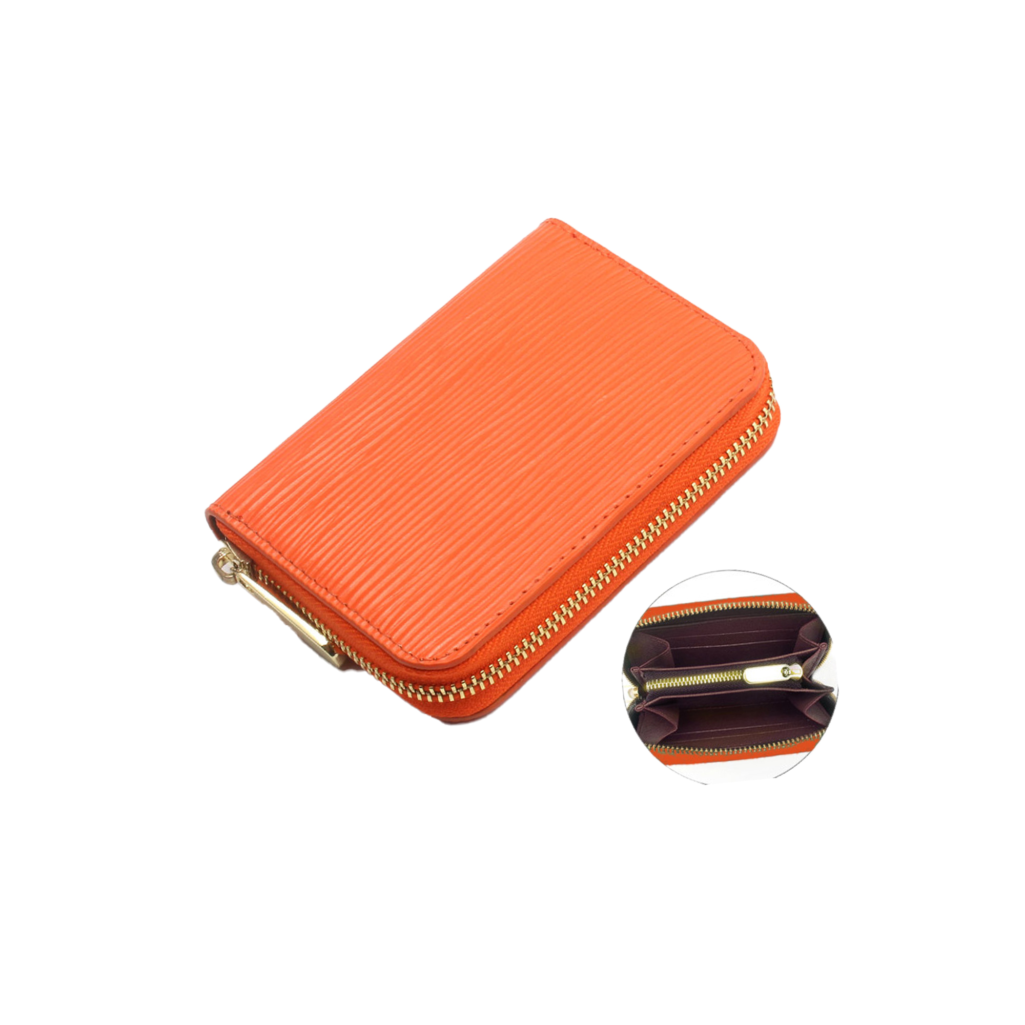 Genuine Water Ripple Leather Wallet or Men & Women