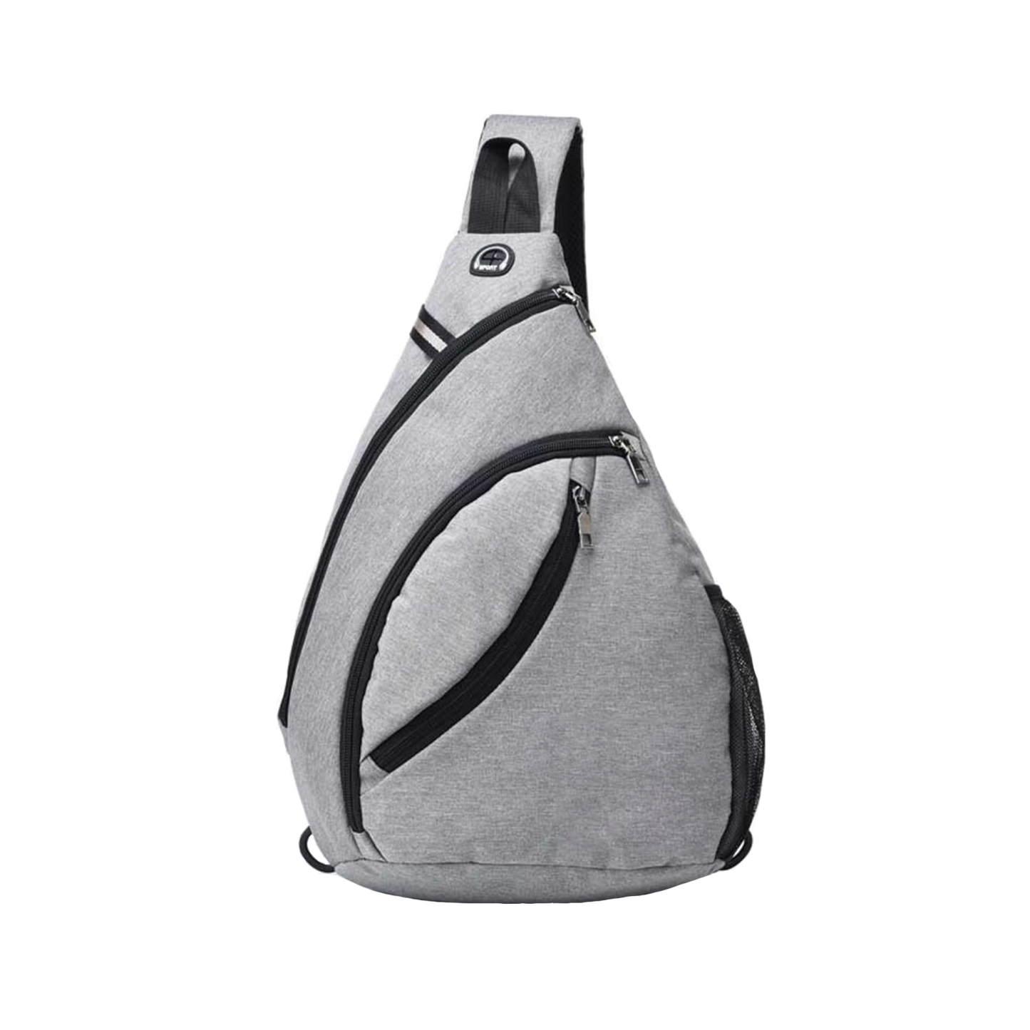 Drip-Shaped Waterproof Chest Bag w/ Reflective Stripe