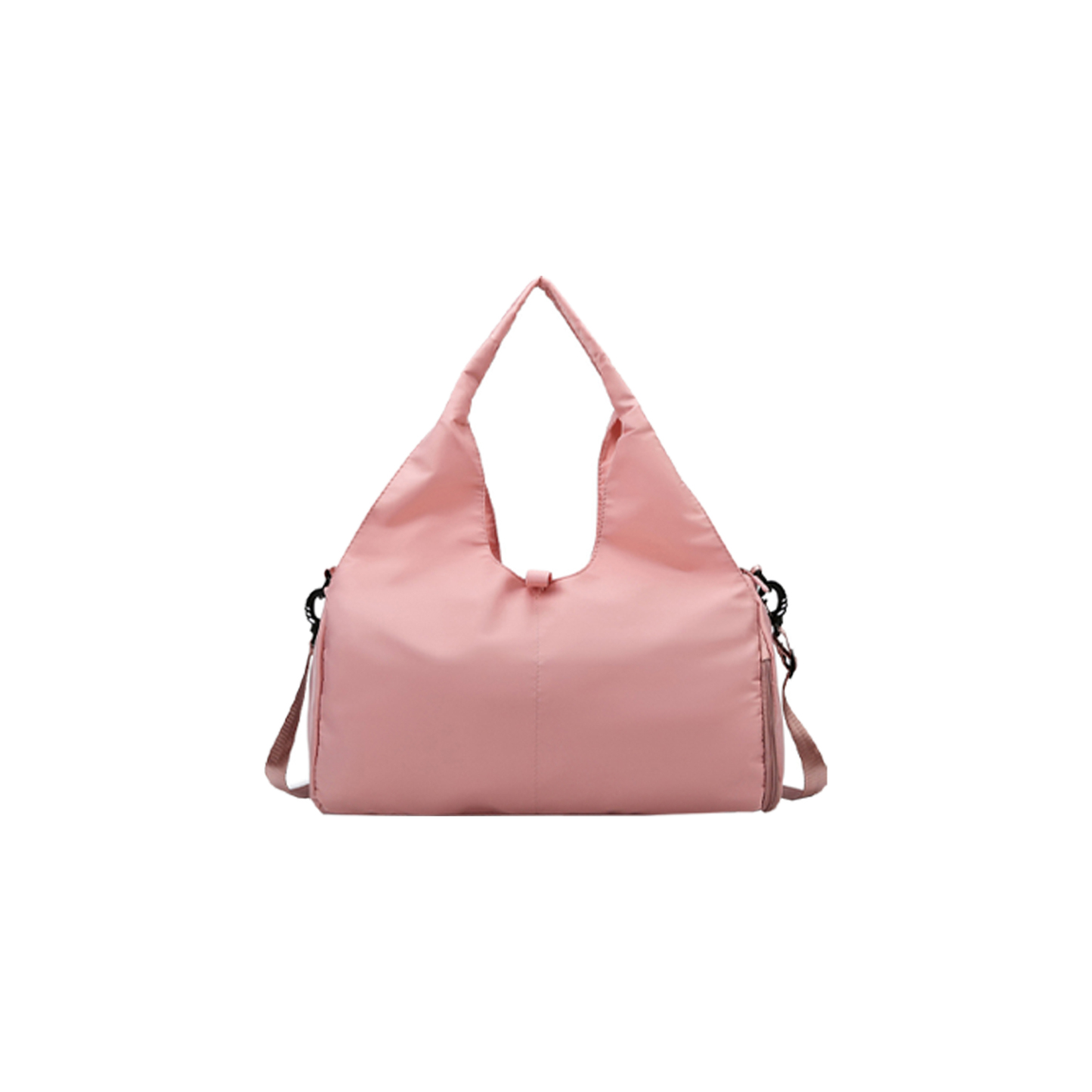 Nylon Yoga Duffel Bag w/ Hidden Mat Straps & Wet Pocket