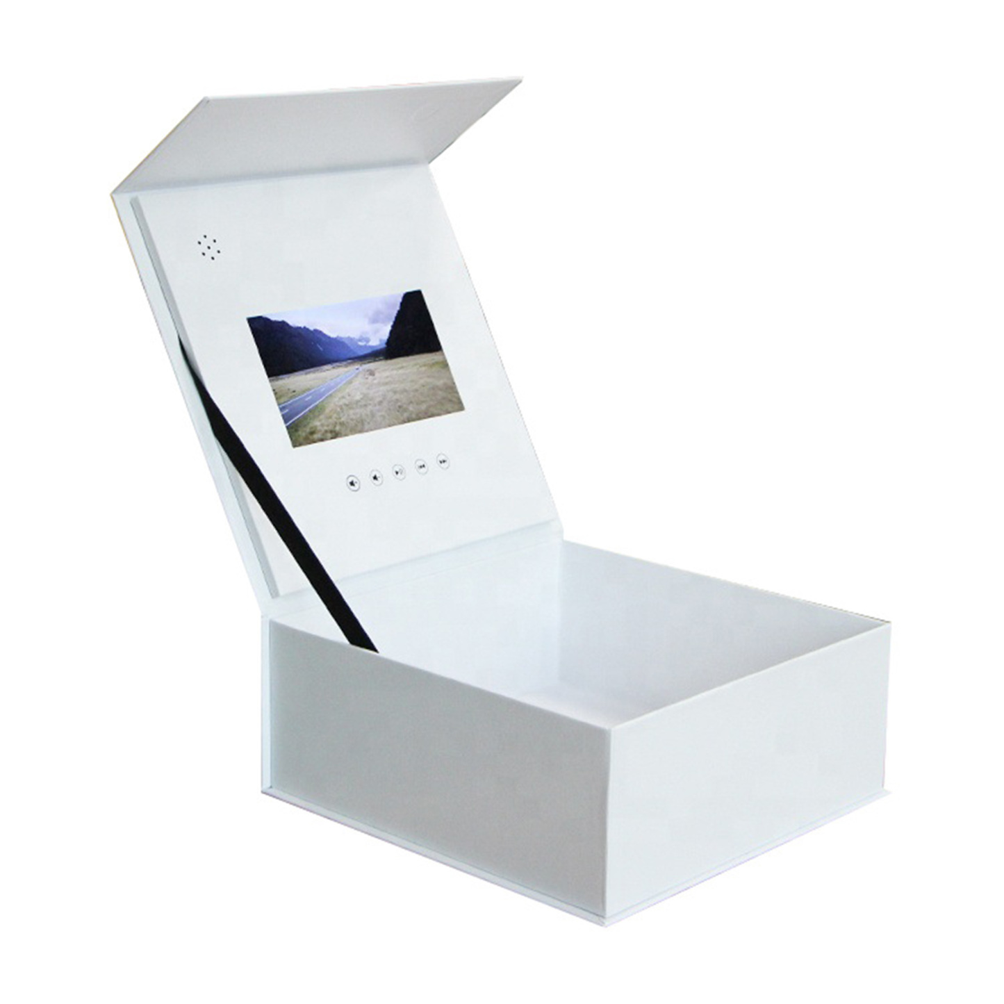 Premium LCD Video Gift Box w/ Magnetic Flip-Top Closure