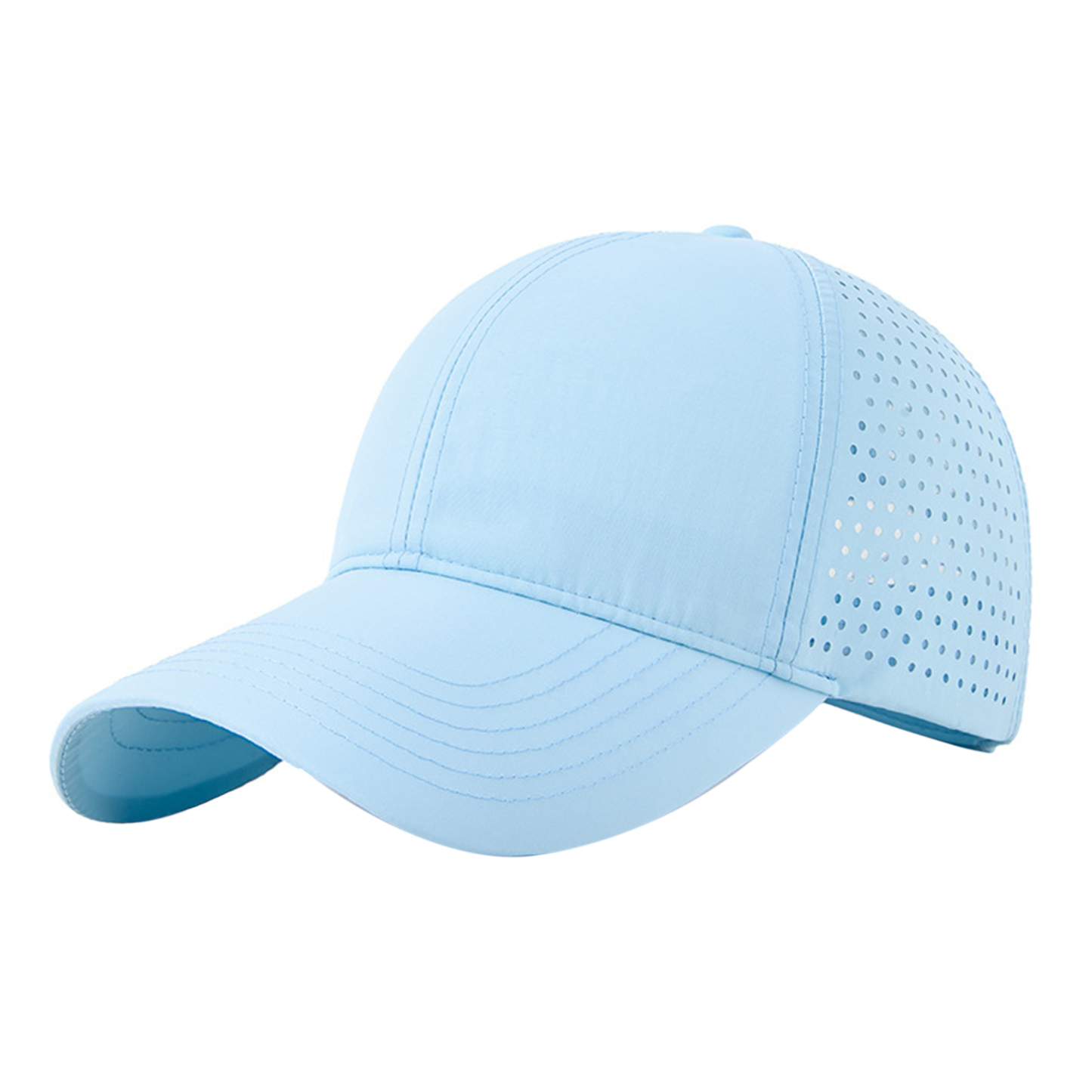 Quick-Dry Baseball Cap w/ Wide Brim UV Sun Protection