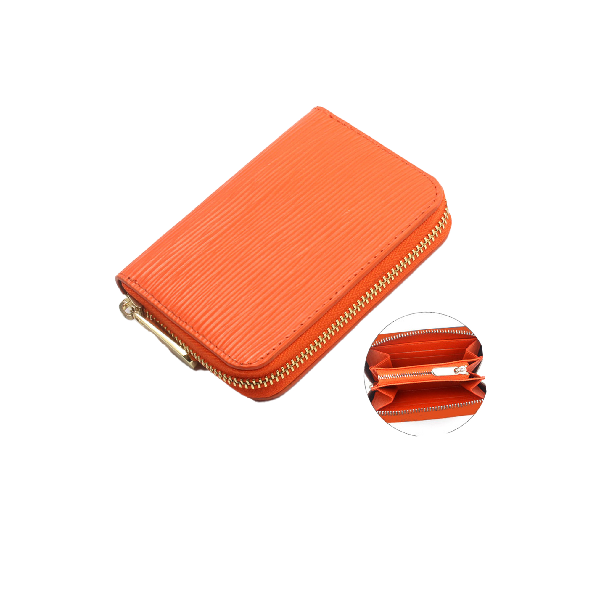 Genuine Water Ripple Leather Wallet or Men & Women