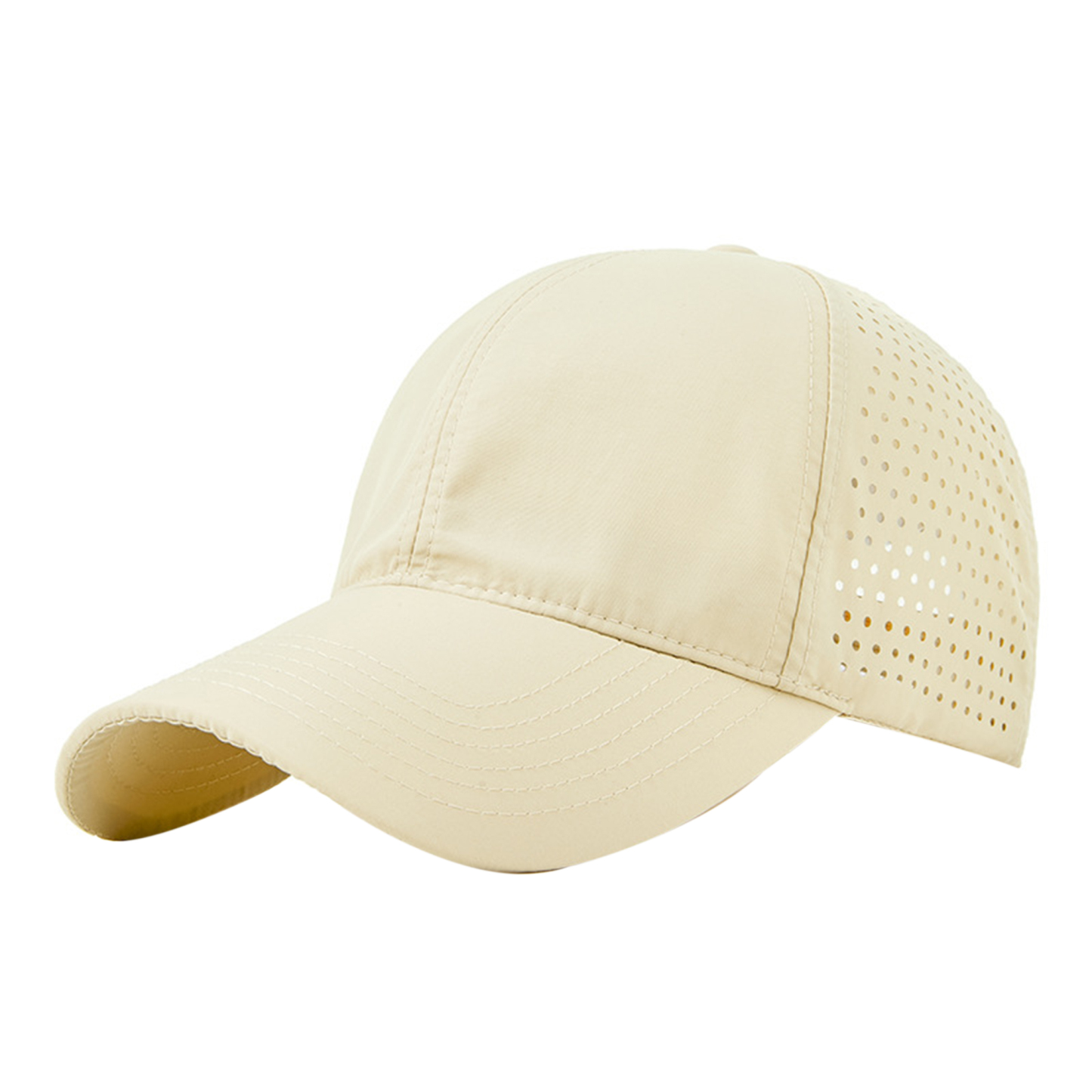 Quick-Dry Baseball Cap w/ Wide Brim UV Sun Protection