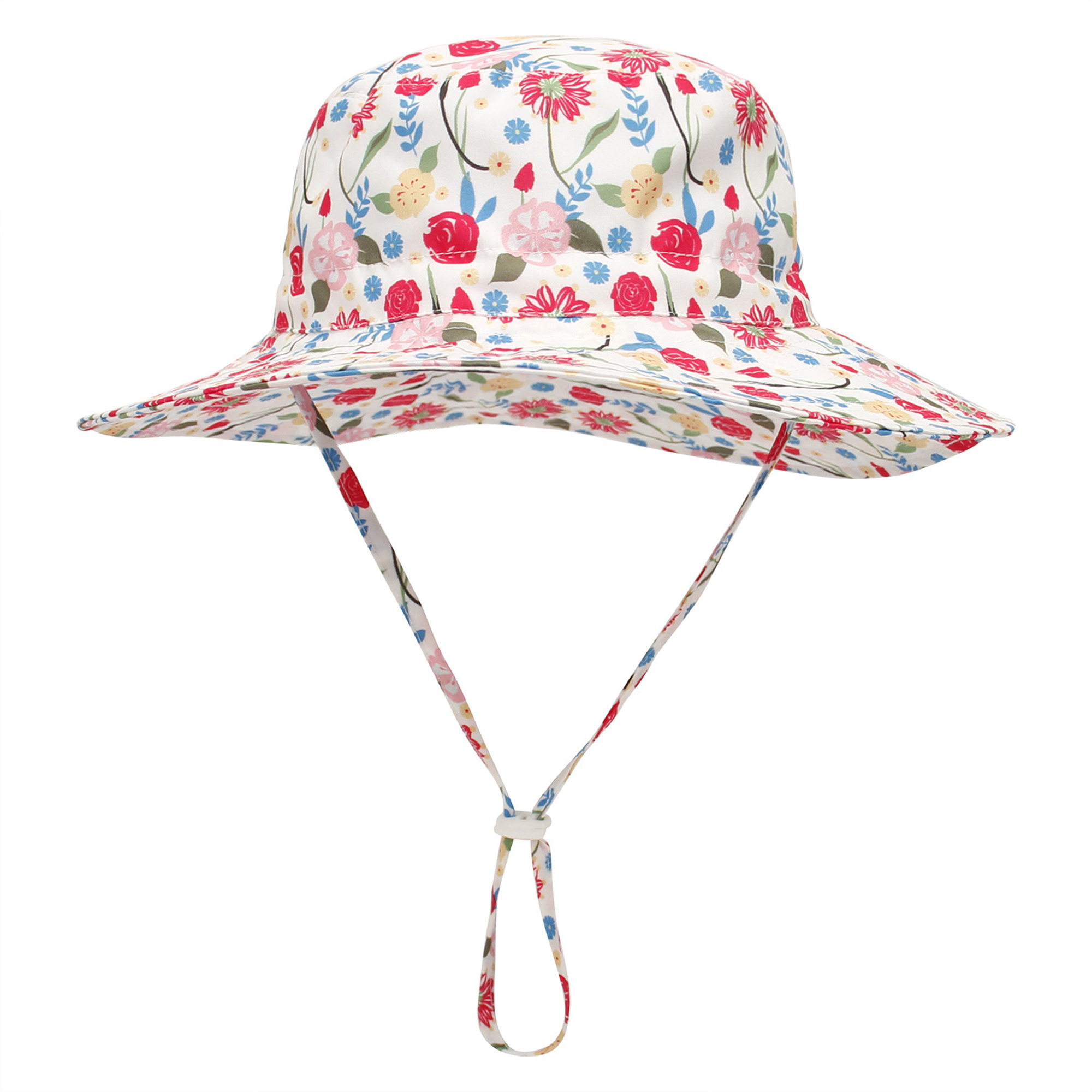 Lightweight Toddler Bucket Hat w/ Adjustable Drawstring