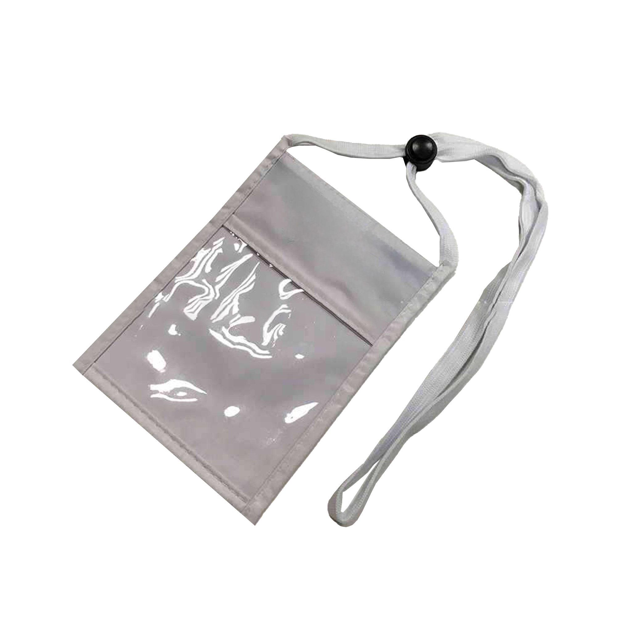 Versatile Neck Wallet for Trade Shows w/ Adjustable Cord