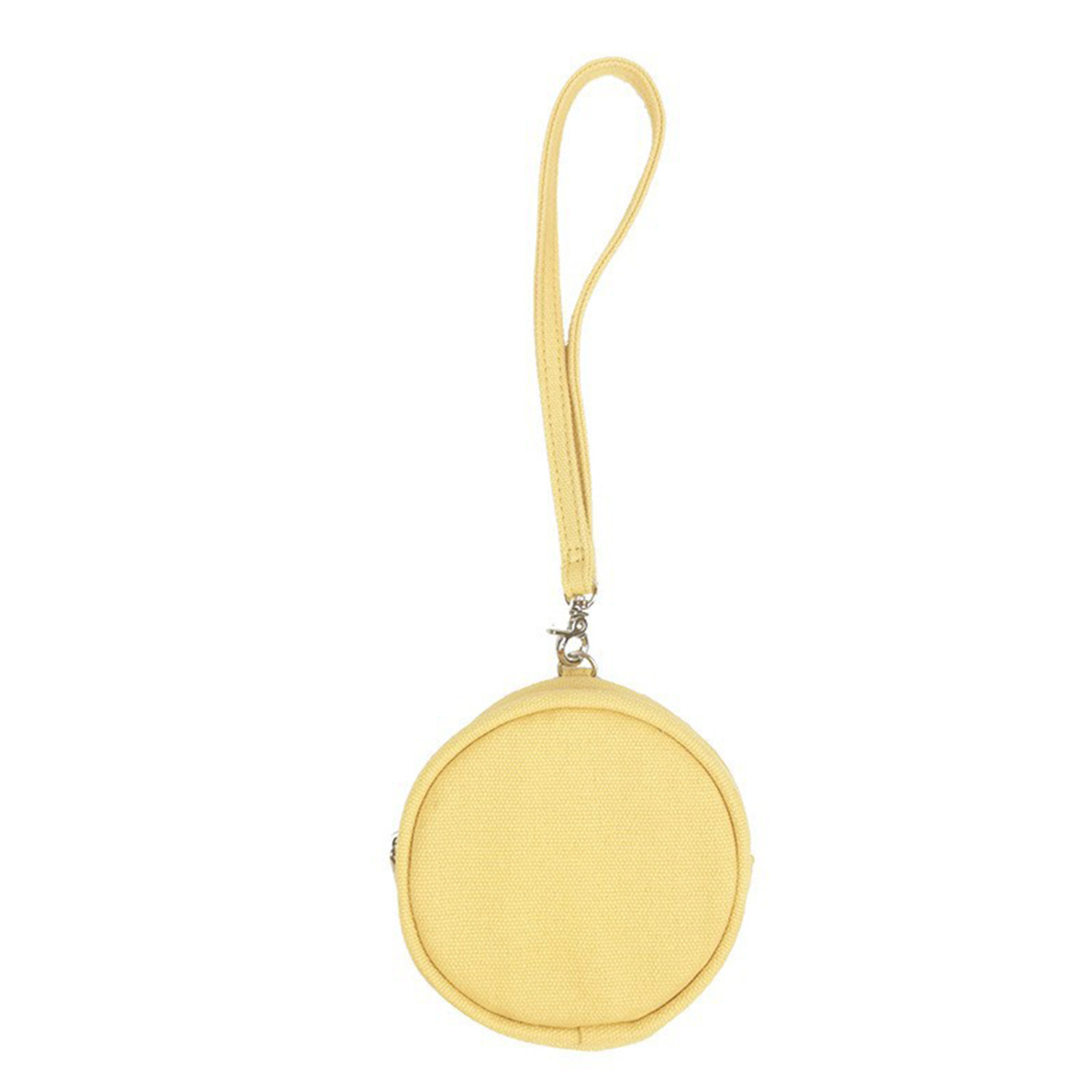 Mini Canvas Wristlet Pouch with Key & Card Storage