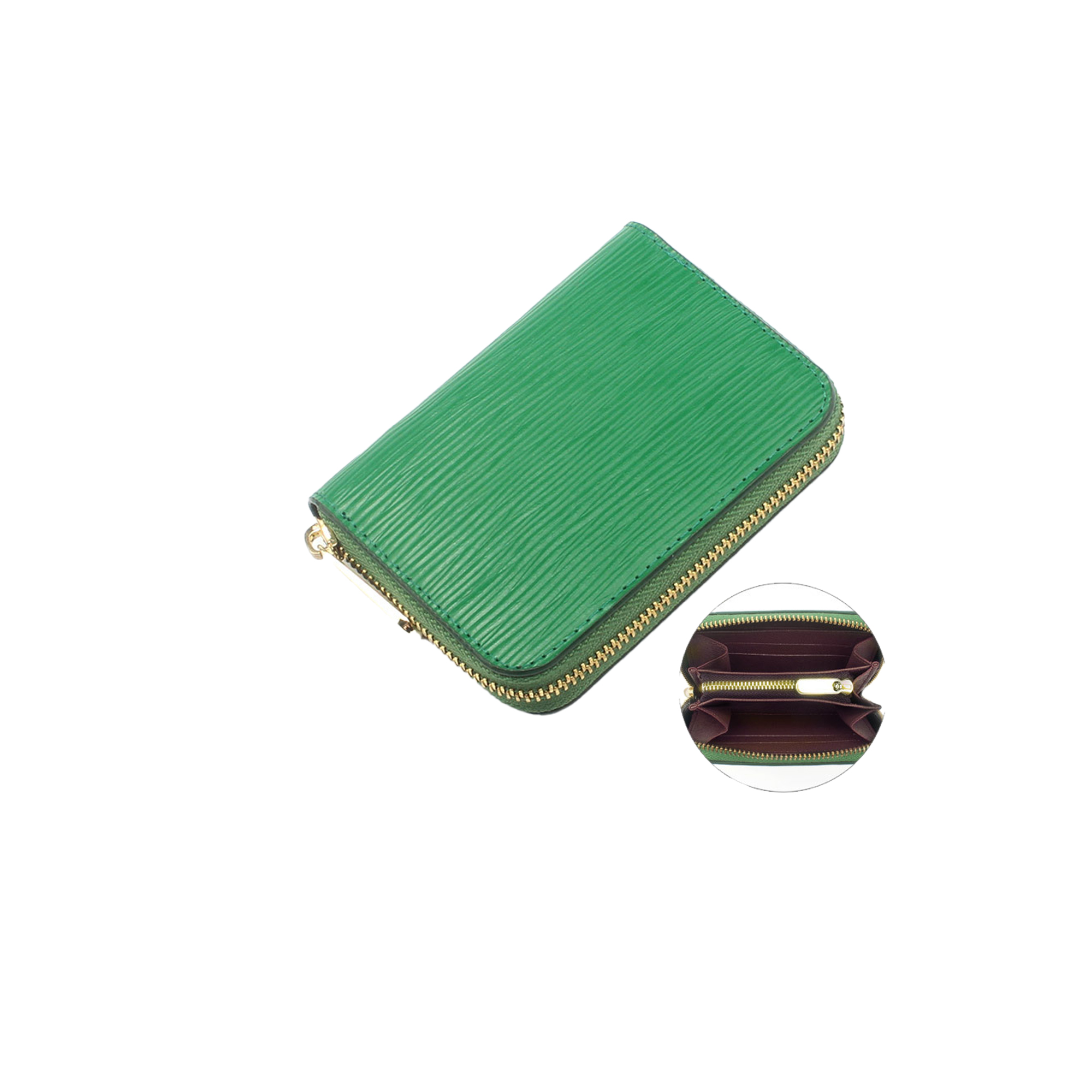 Genuine Water Ripple Leather Wallet or Men & Women