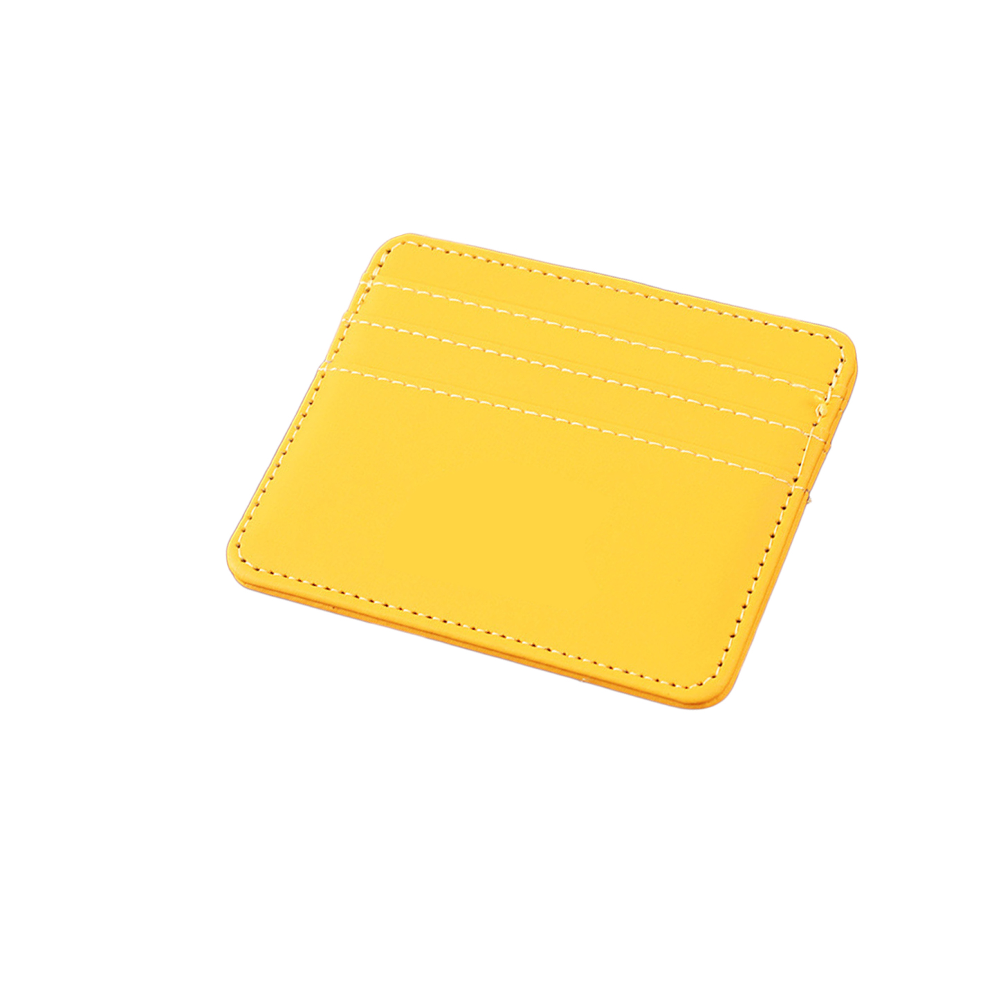 Ultra-Slim PU Leather Card Holder w/ RFID Protection