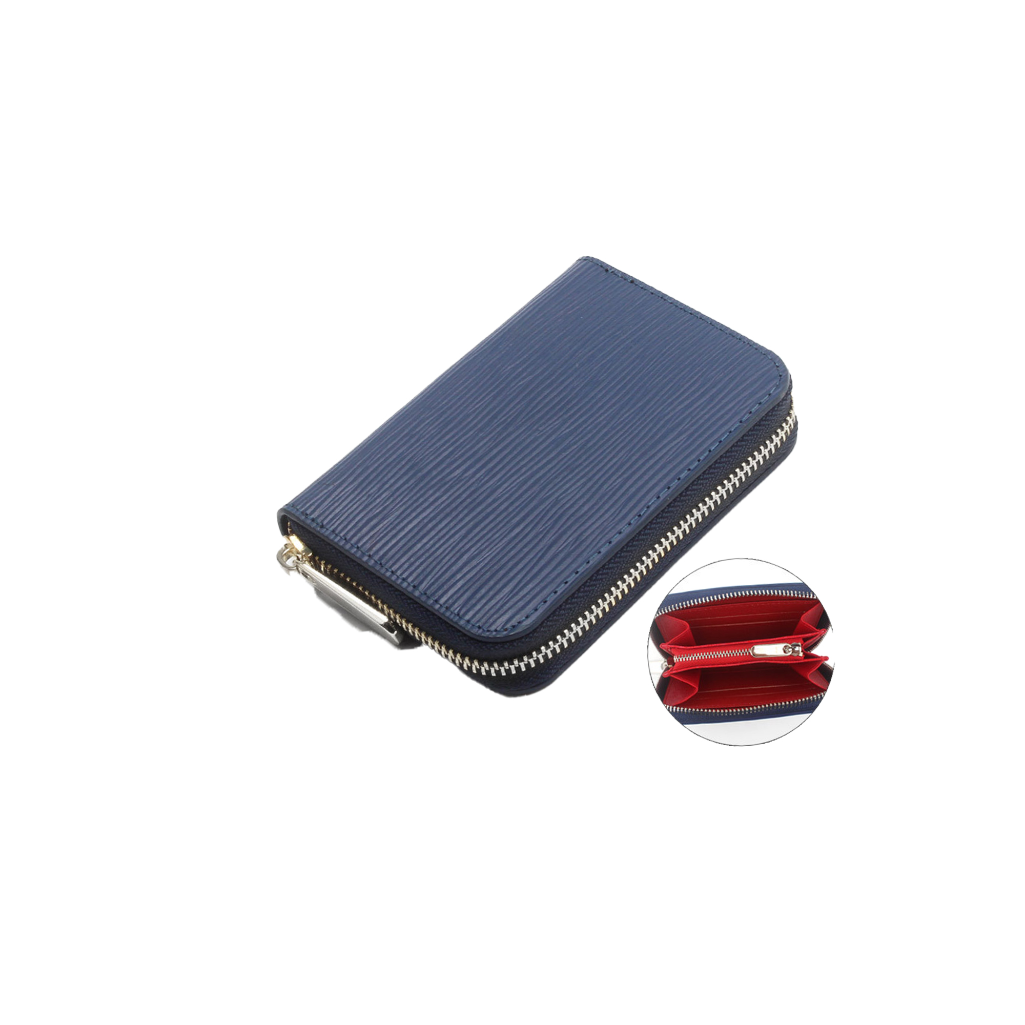 Genuine Water Ripple Leather Wallet or Men & Women