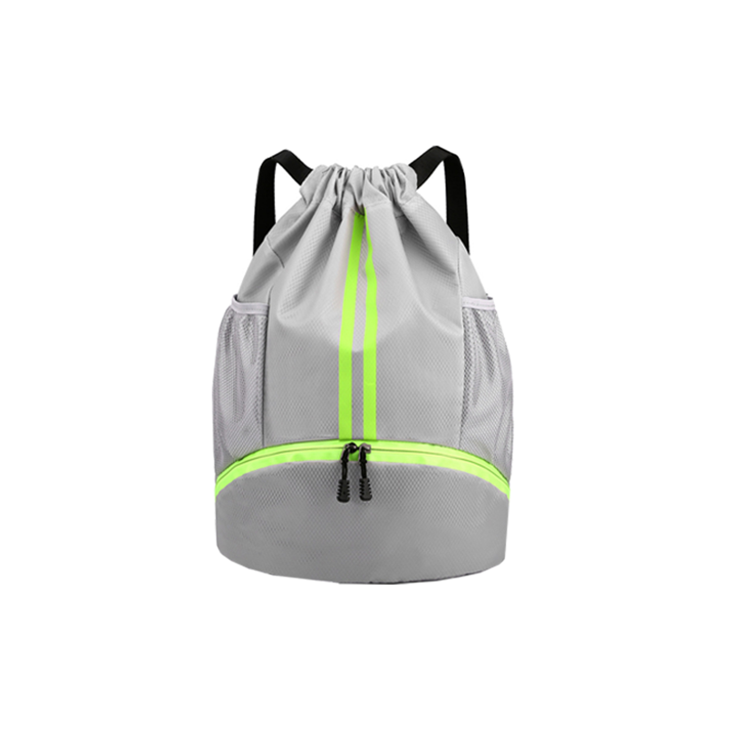 Oxford Fabric Gym Sackpack w/ Wet Pocket & Shoe Storage