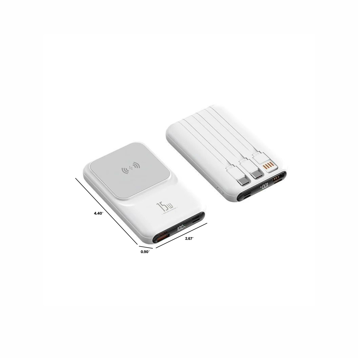 10,000mAh Magnetic Power Bank w/ Fast Charging