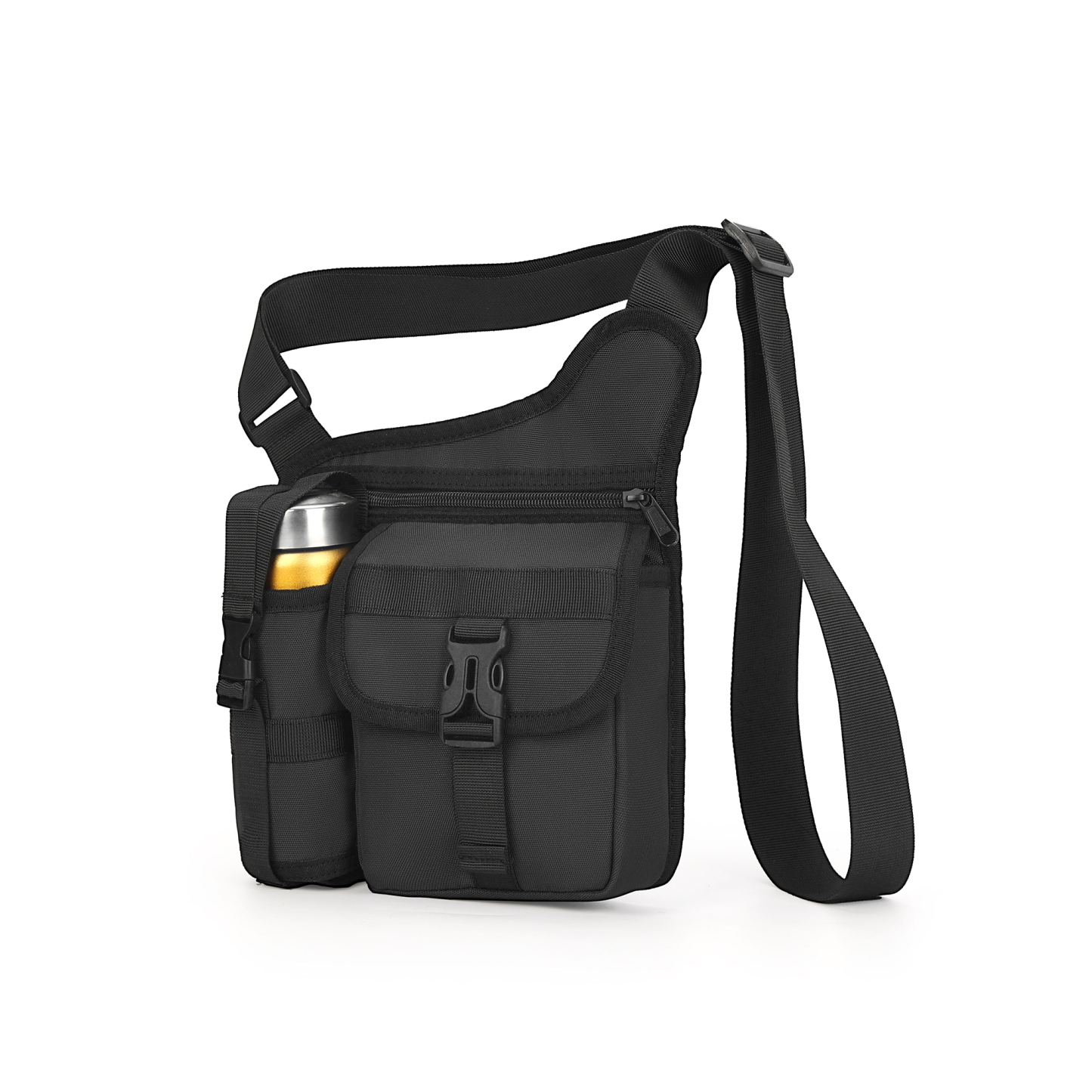 Stylish Sling Bag w/ Water Bottle Holder for Outdoors