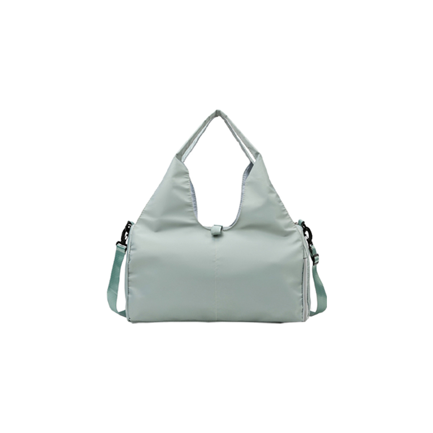 Nylon Yoga Duffel Bag w/ Hidden Mat Straps & Wet Pocket