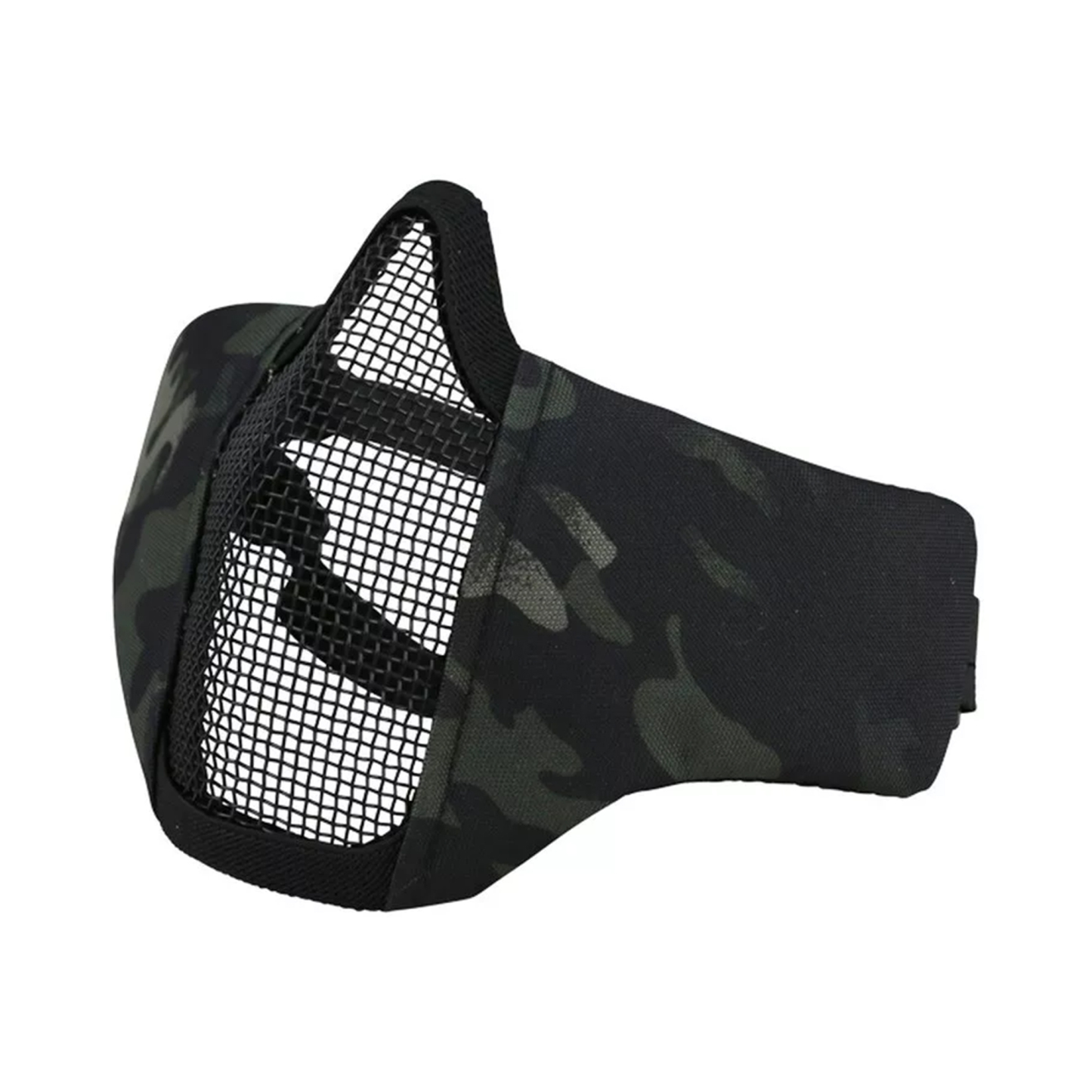 Tactical Half Face Steel Mesh Mask for Paintball & Airsoft