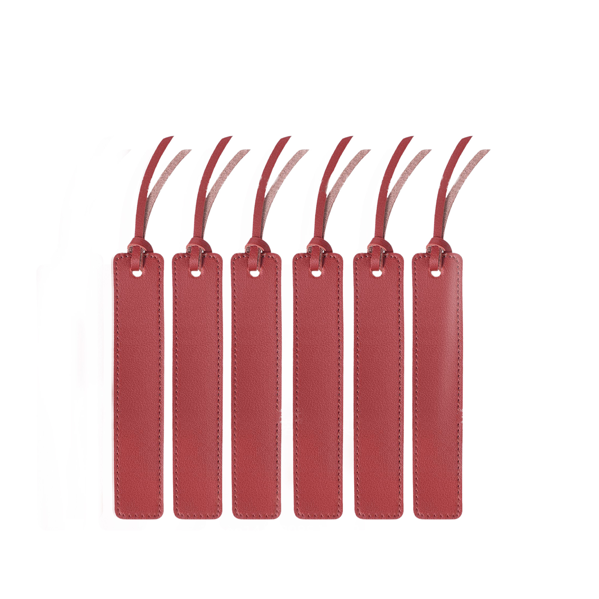 Vintage PU Leather Bookmark w/ Tassel for Book Lovers