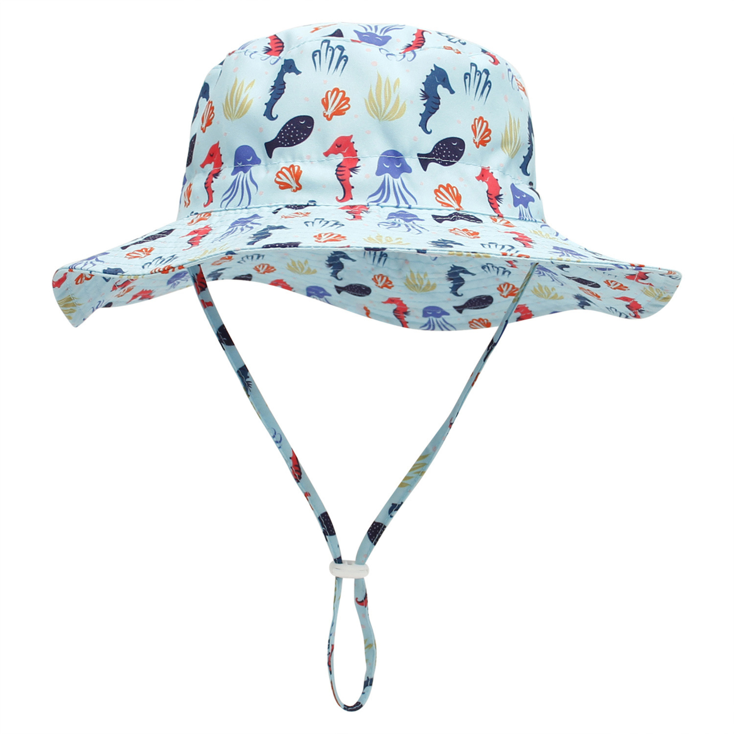Lightweight Toddler Bucket Hat w/ Adjustable Drawstring