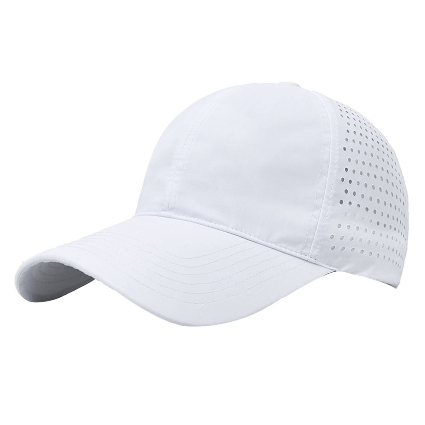Quick-Dry Baseball Cap w/ Wide Brim UV Sun Protection