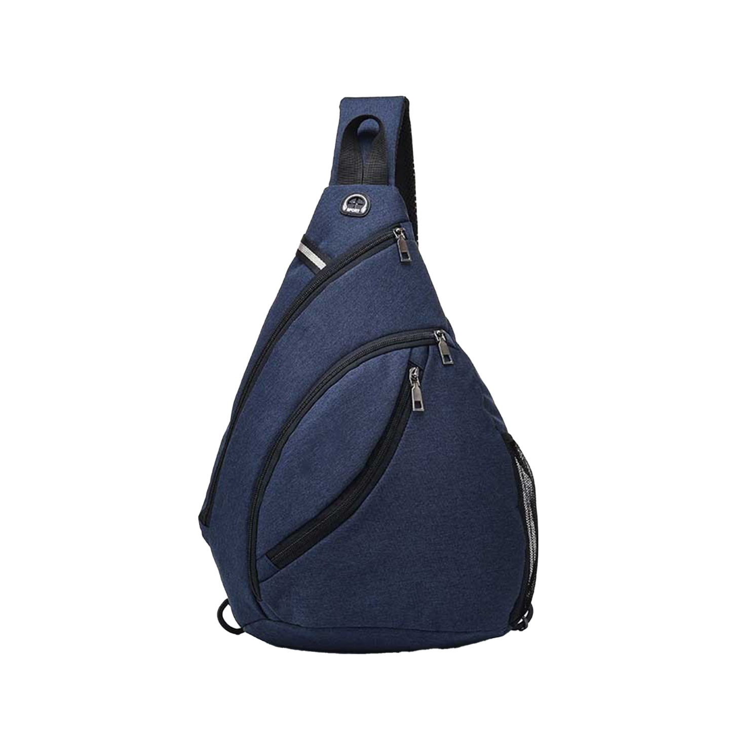 Drip-Shaped Waterproof Chest Bag w/ Reflective Stripe