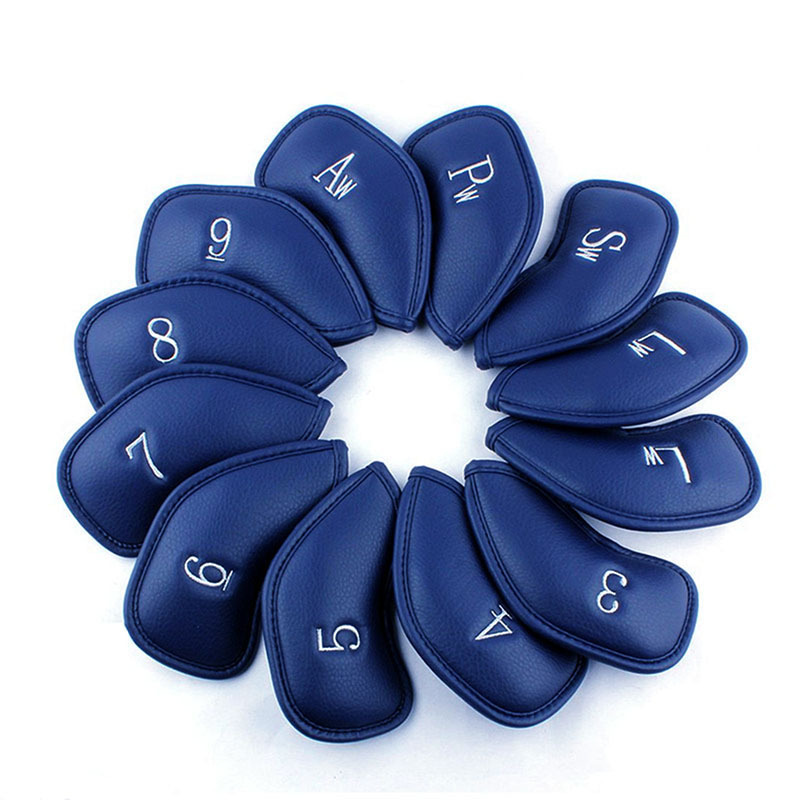 Deluxe 12PCs Golf Club Headcovers for Irons w/ Soft Lining