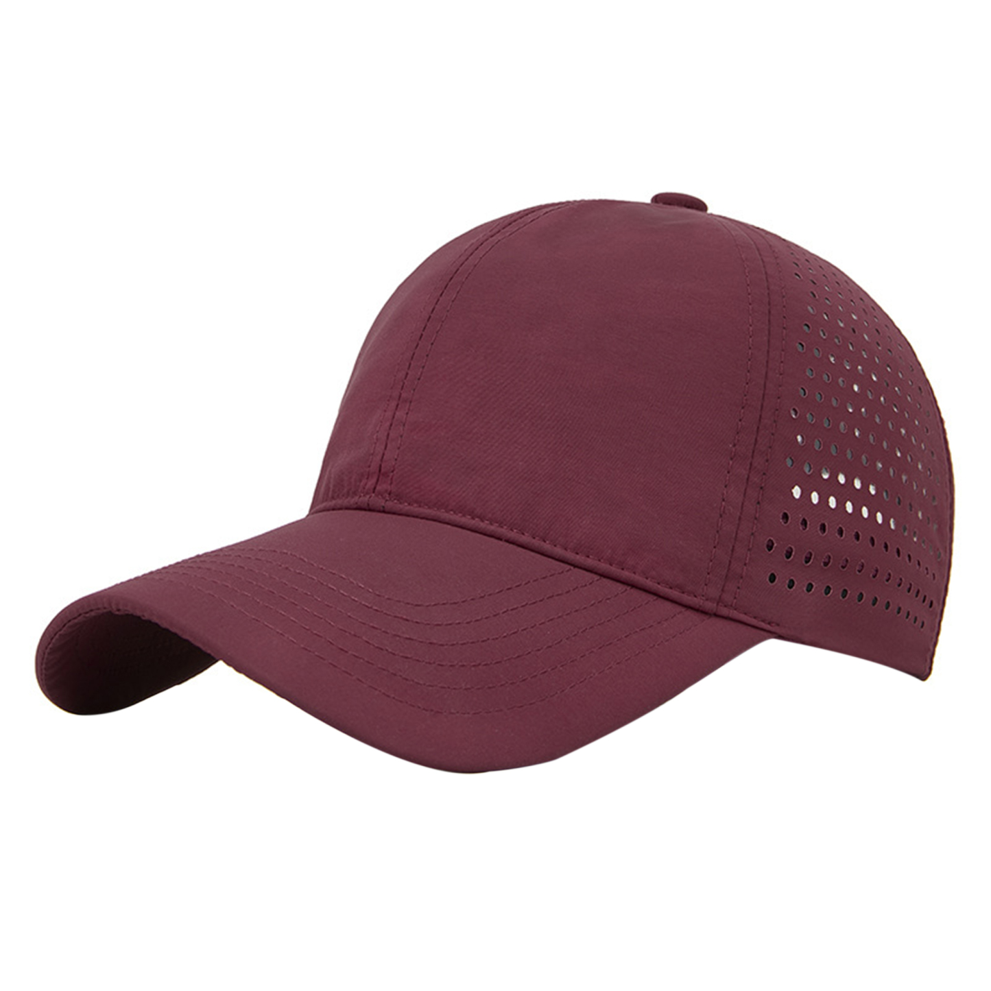 Quick-Dry Baseball Cap w/ Wide Brim UV Sun Protection