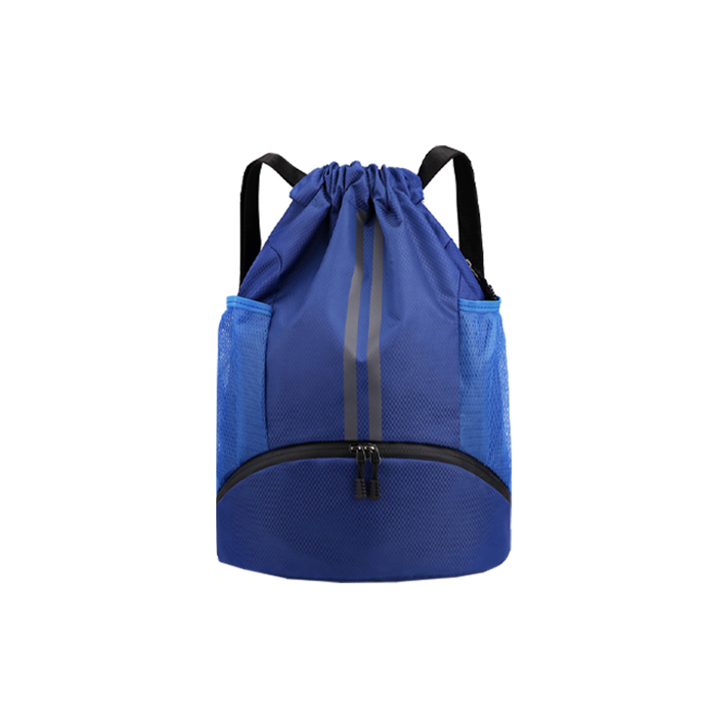 Oxford Fabric Gym Sackpack w/ Wet Pocket & Shoe Storage