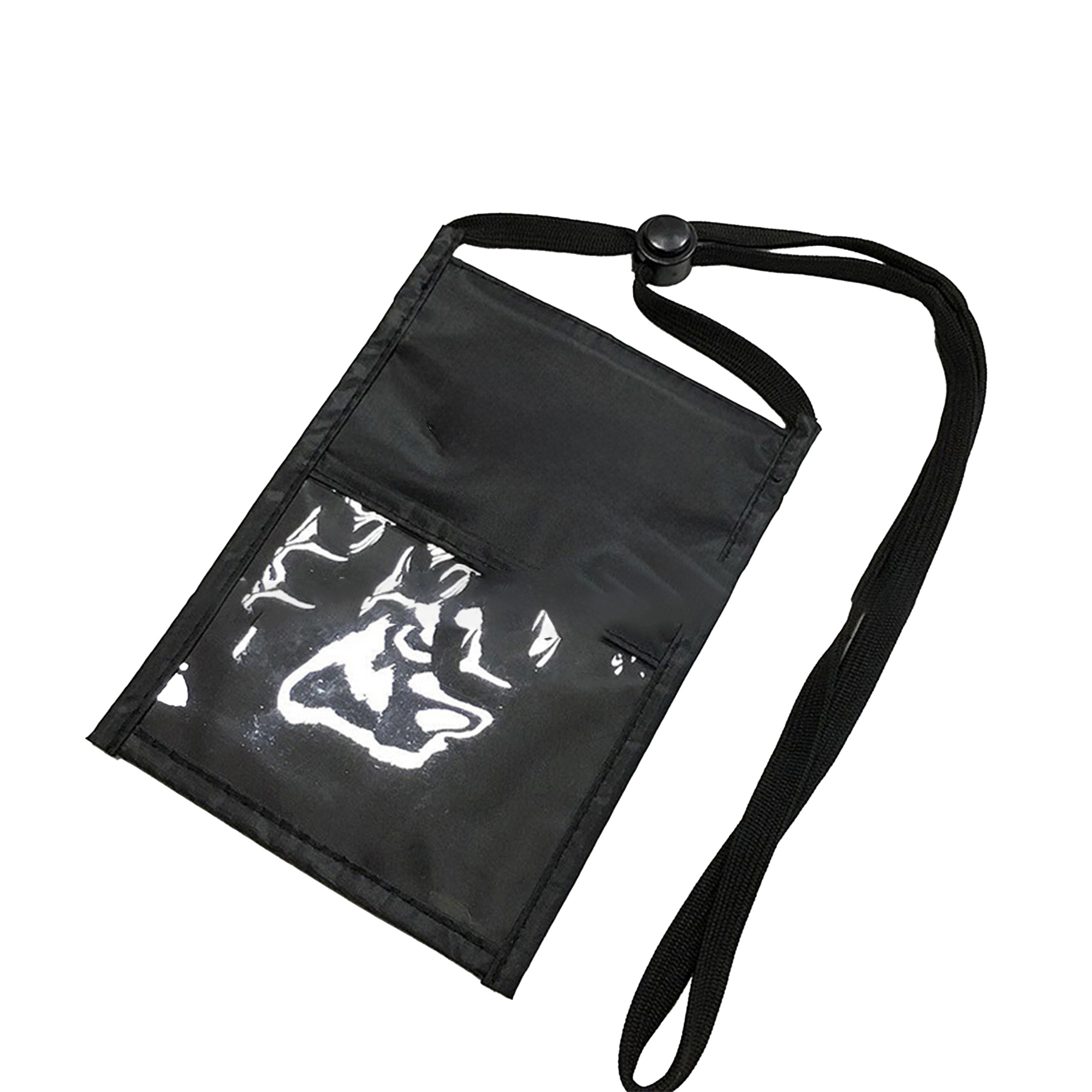 Versatile Neck Wallet for Trade Shows w/ Adjustable Cord