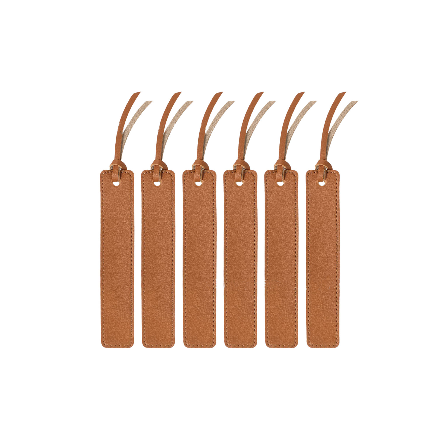 Vintage PU Leather Bookmark w/ Tassel for Book Lovers