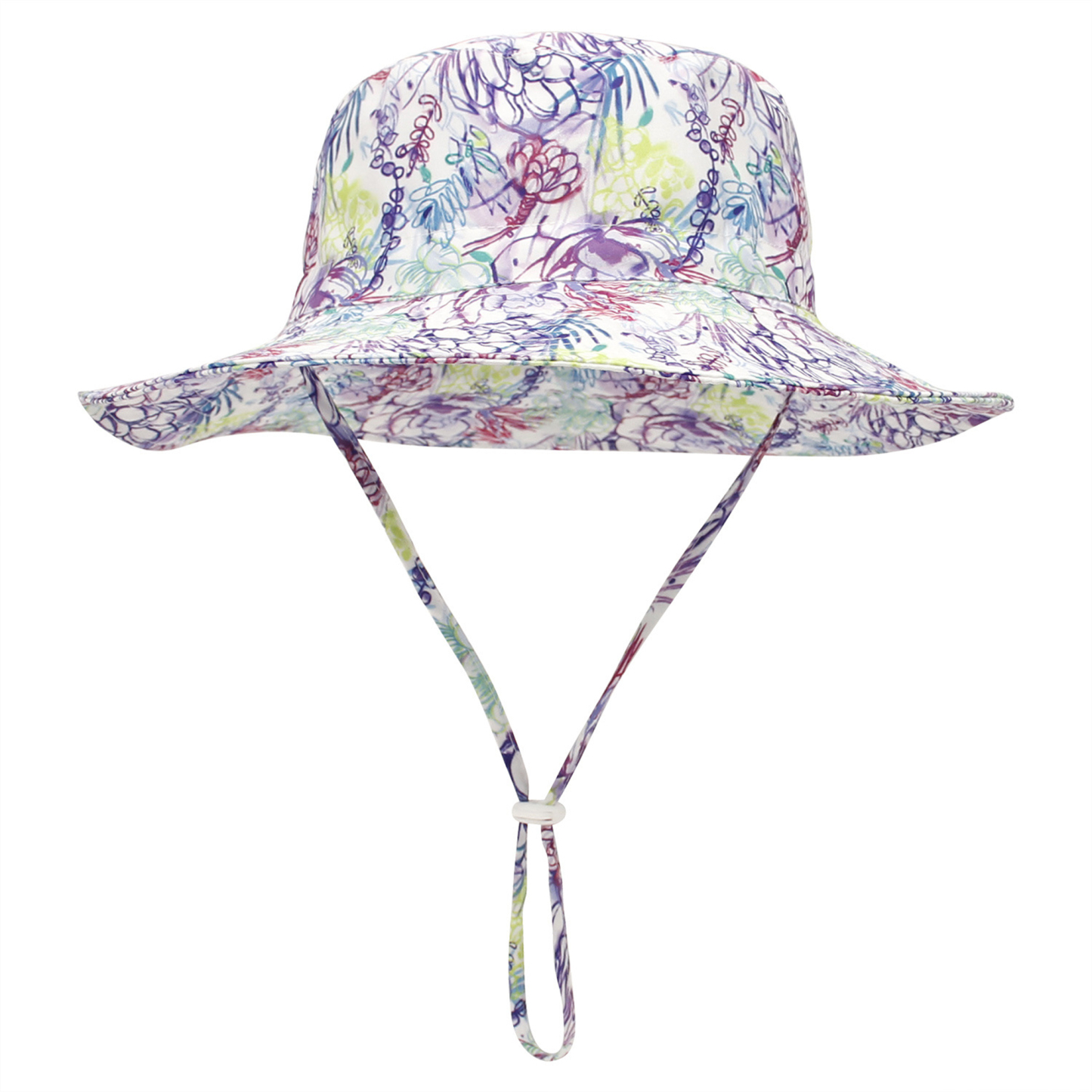 Lightweight Toddler Bucket Hat w/ Adjustable Drawstring